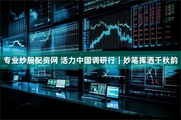 专业炒股配资网 活力中国调研行｜妙笔挥洒千秋韵